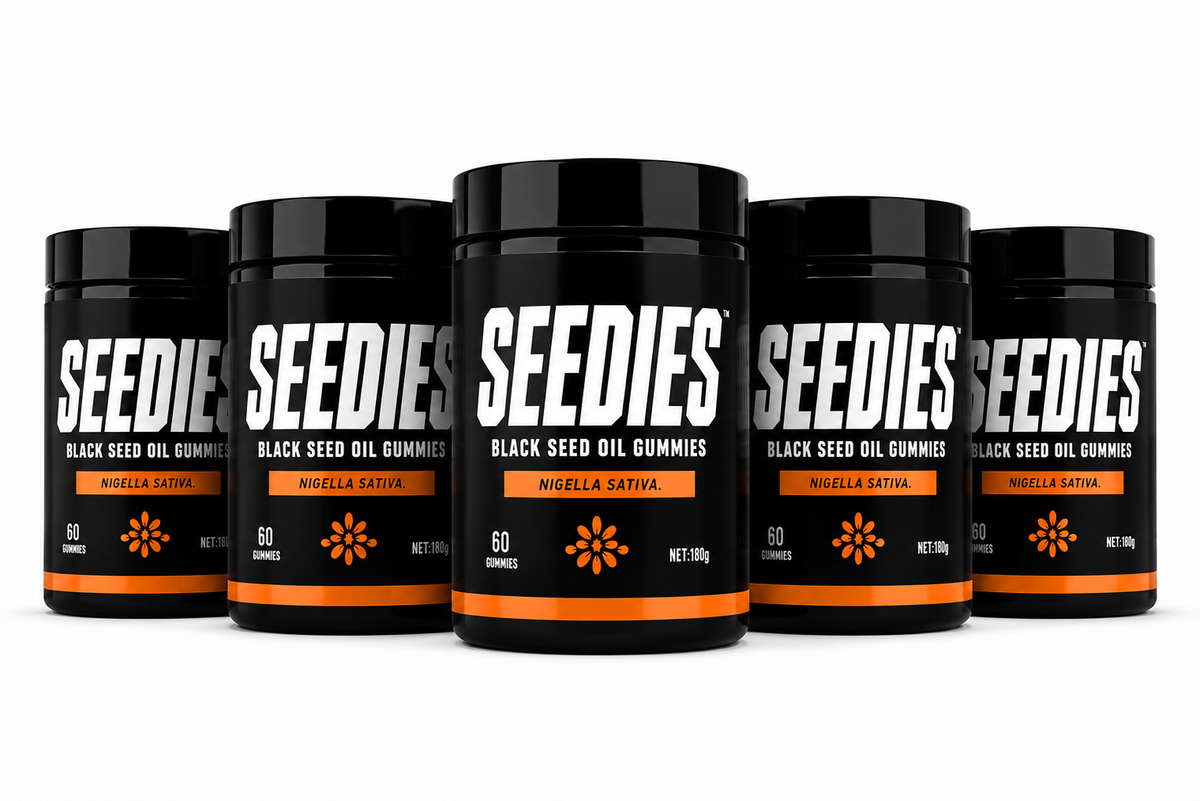 Black Seed Oil Gummies – 5 Pack (300 Gummies)